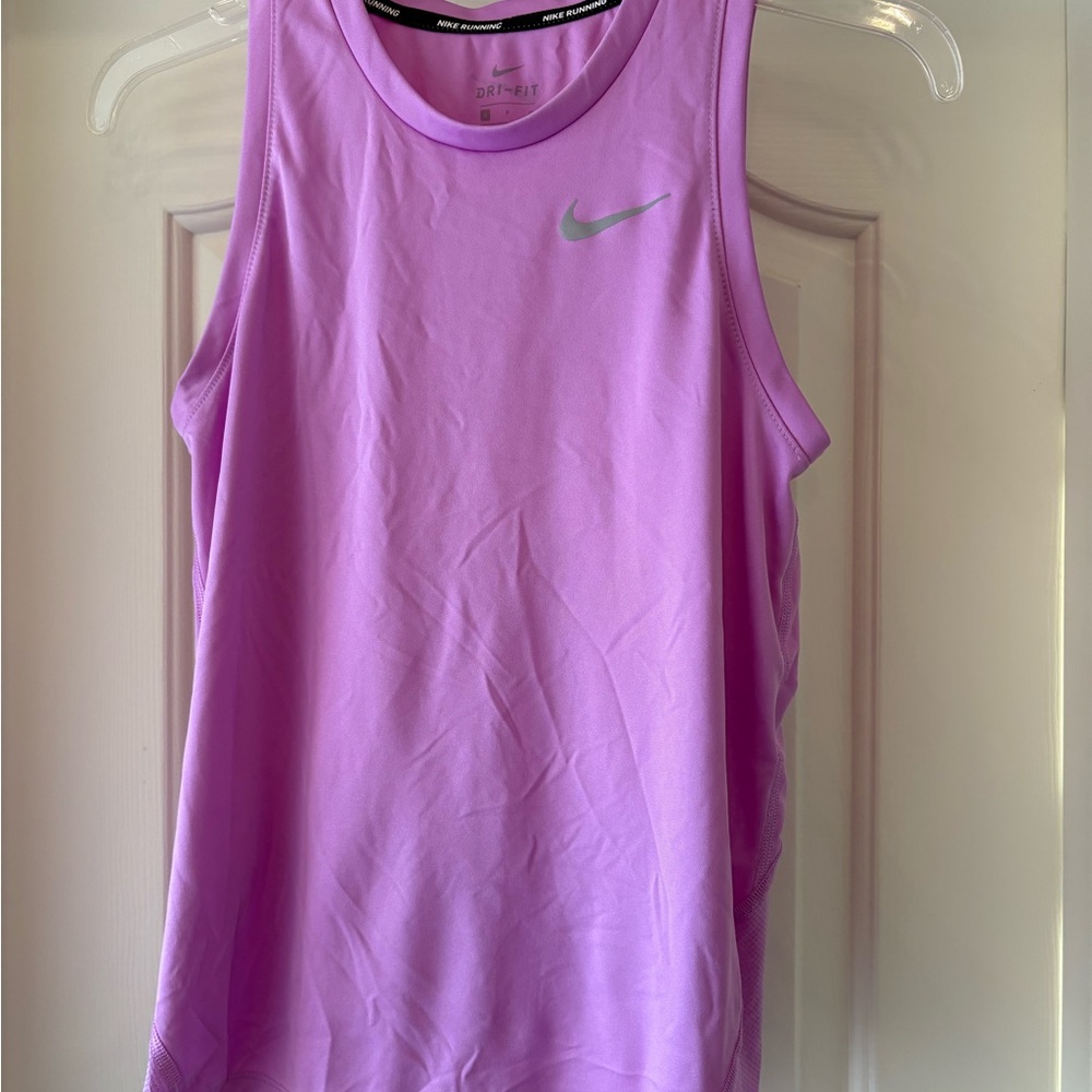 3 Nike Women's Lavender, pink and orange bundle Tank Tops